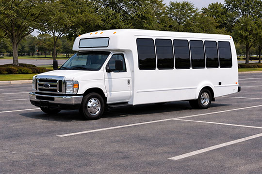 20-passenger minibus available for charter in Williamsburg, VA